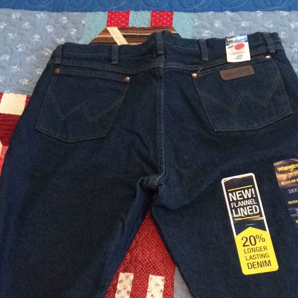 36 Wrangler Flannel Lined Jeans | Poshmark